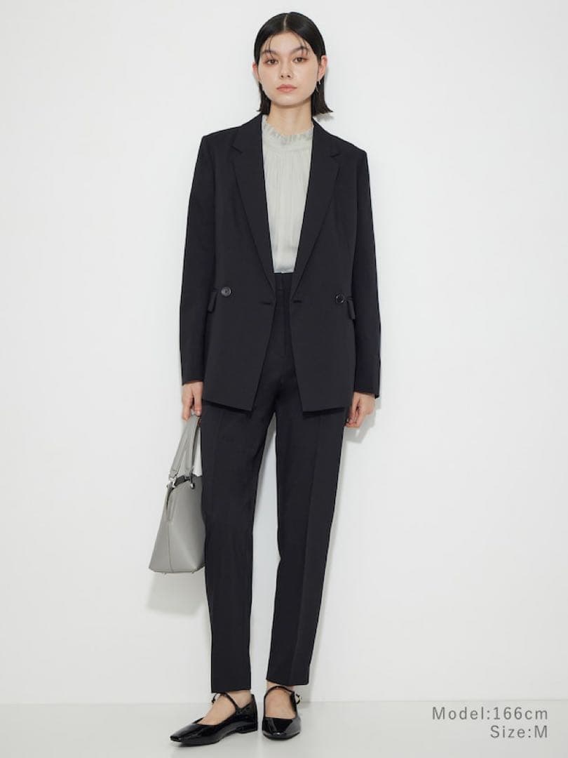 ✨美品✨PLST ダブルジャケット プレミアムオックス・マシンウォッシャブル S