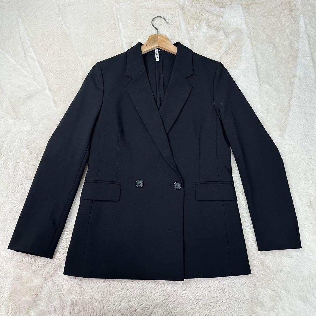 ✨美品✨PLST ダブルジャケット プレミアムオックス・マシンウォッシャブル S