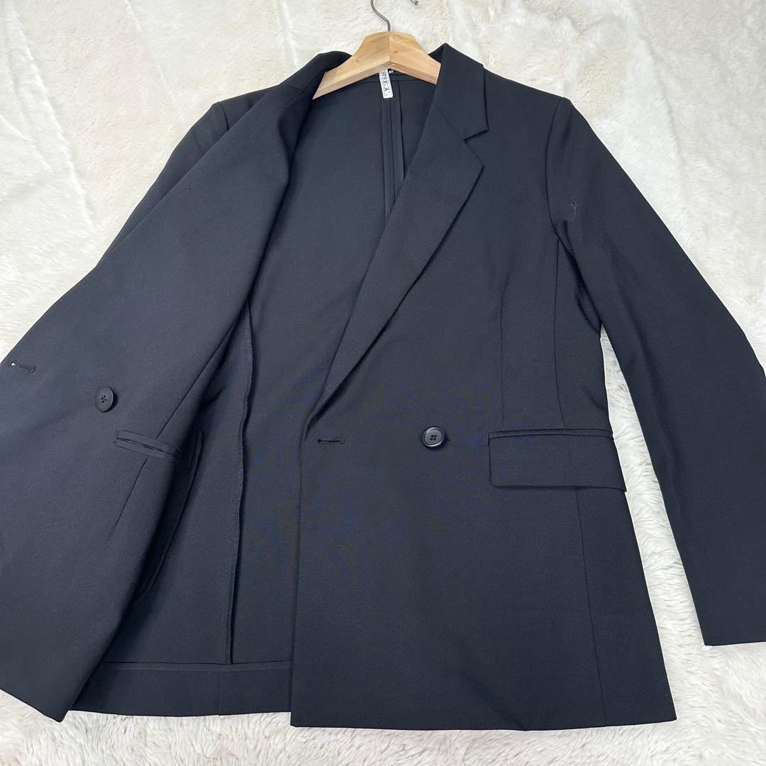 ✨美品✨PLST ダブルジャケット プレミアムオックス・マシンウォッシャブル S