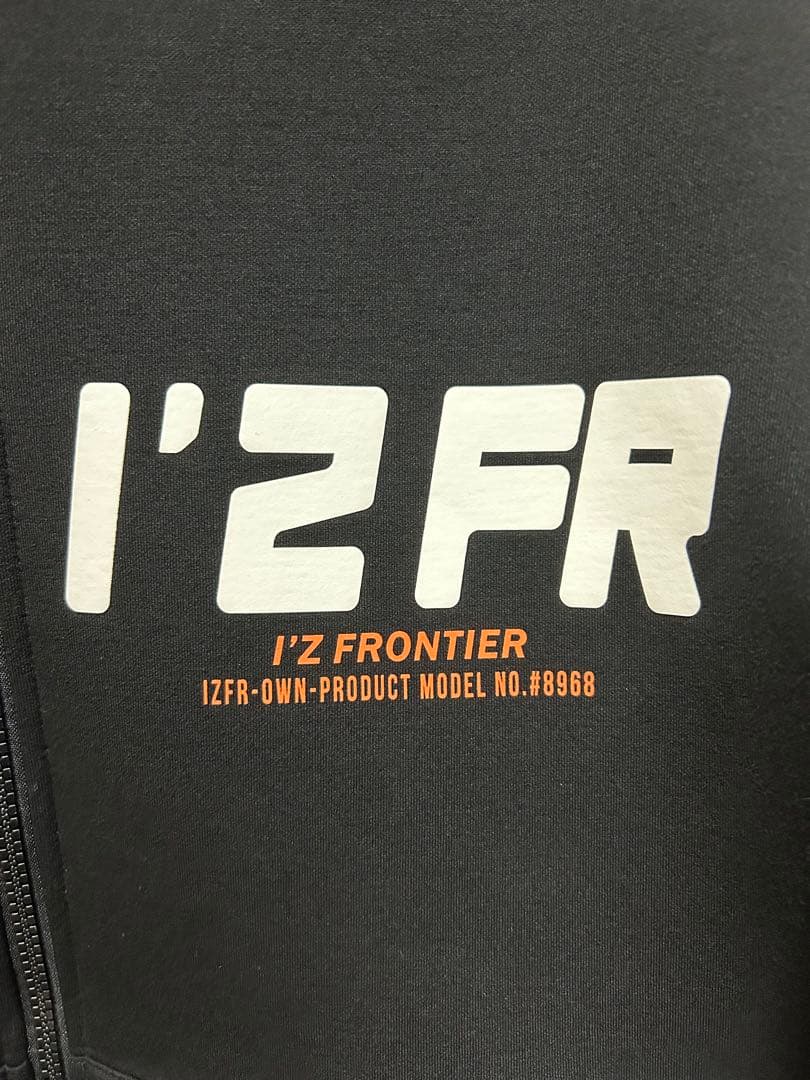I'Z FRONTIER アイズフロンティア フルジップパーカー M ブラック