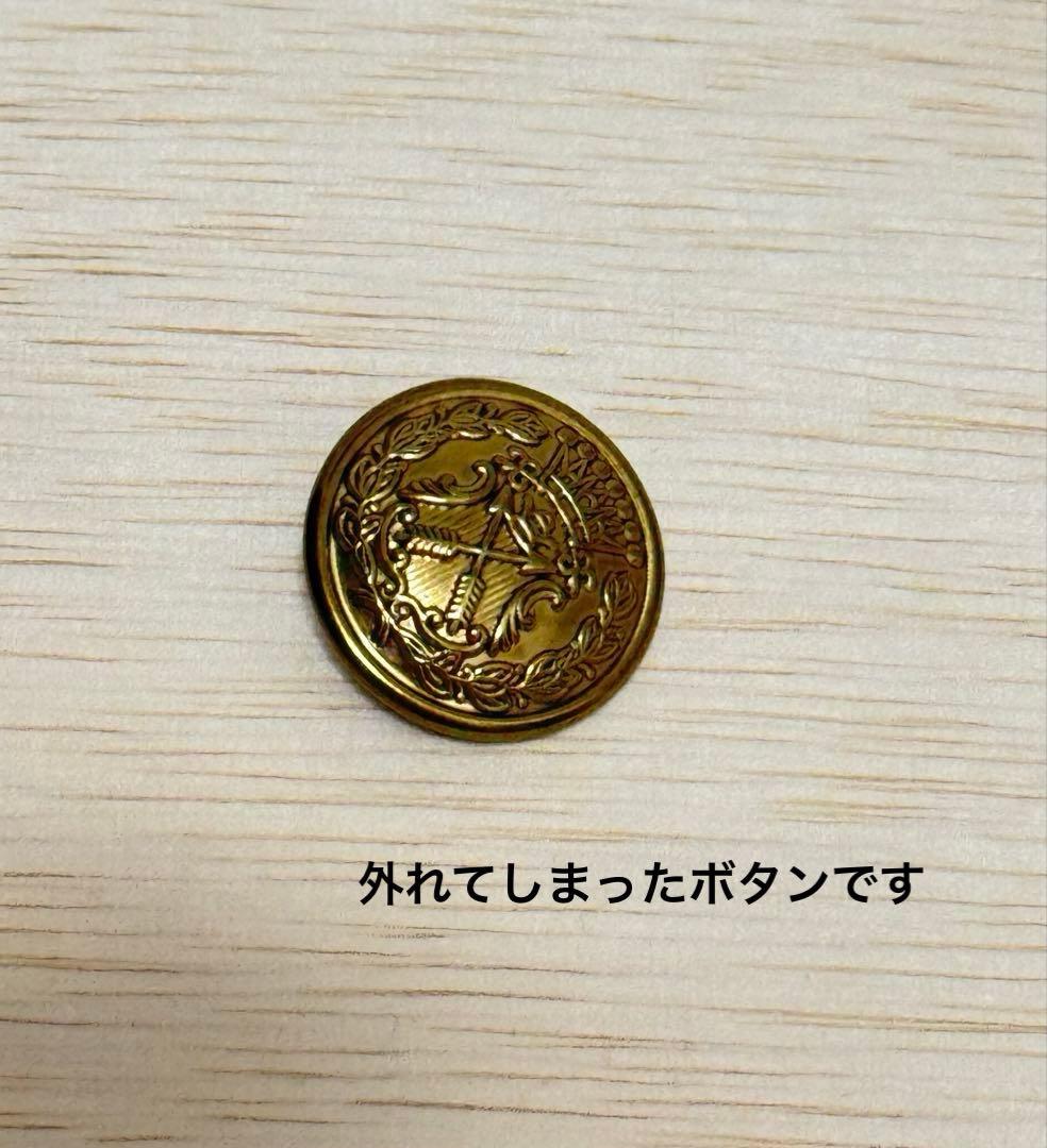 ビューティアンドユース ダブルジャケット　紺ブレ　金ボタン 36