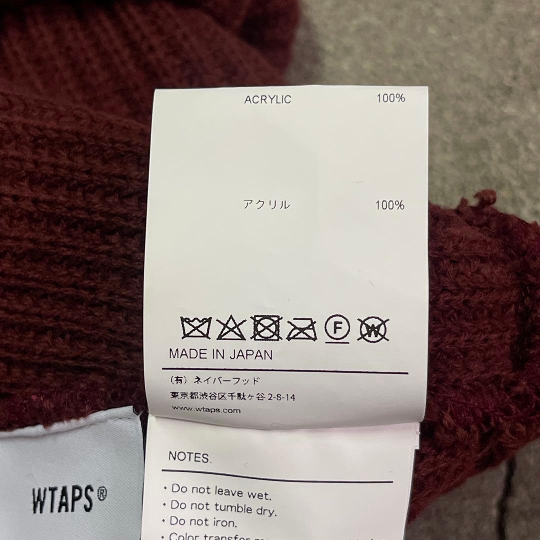 帽子 Wtaps Beanie 05 Acrylic Protect Burgundy