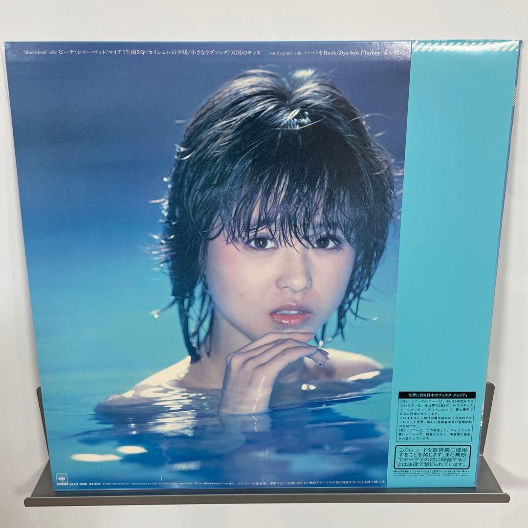 松田聖子 ユートピア ＬＰレコード 木製ボード付き
