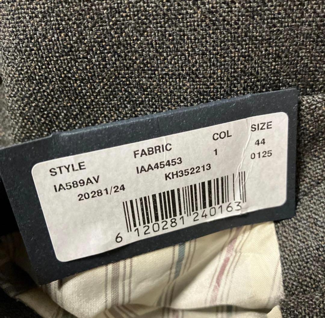 【新品】LARDINI ダブルジャケット グレー 44【セール】