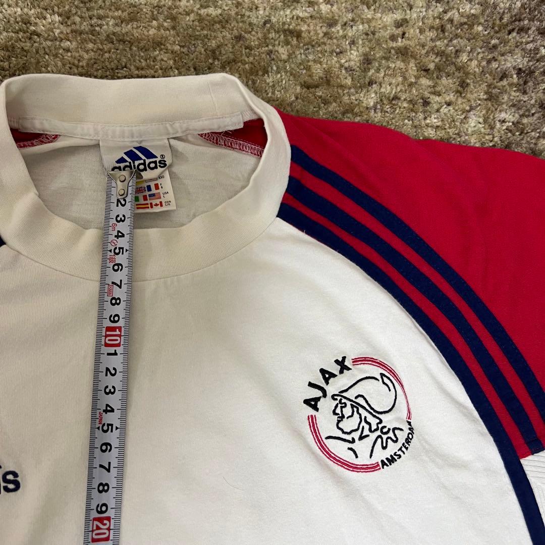 AJAX ユニフォーム　サッカーユニフォーム　ブロックコア　adidas万国旗