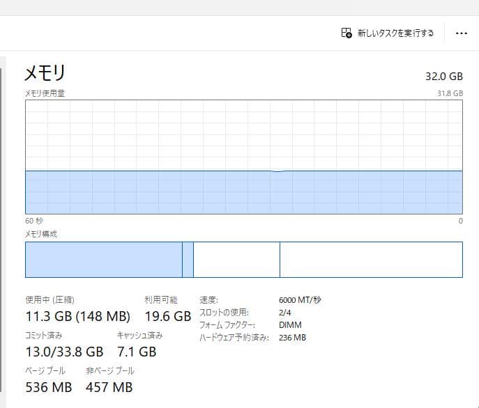 メモリー crucial DDR5 Pro 32GB (2x16GB) 6000MHz