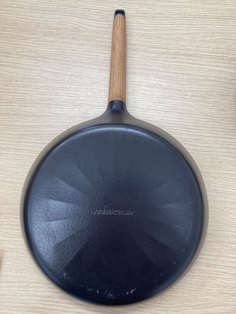 中古 バーミキュラ フライパン 26cm 28cm エッグ&トーストパン　蓋つき