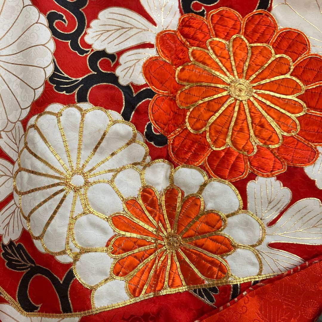 お値下げ　振袖セット　袋帯　帯締め　髪飾り　金糸刺繍　正絹　古典柄　4点
