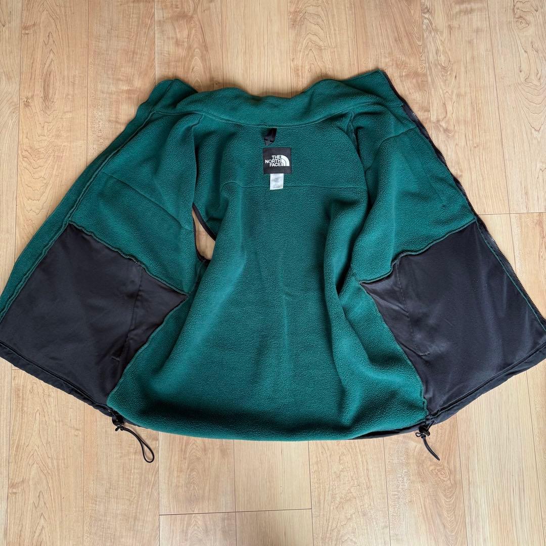 THE NORTH FACE ノースフェイス デナリベスト XL フリース　黒緑
