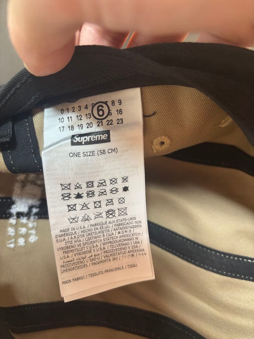 帽子 Supreme x MM6 Maison Margiela Camp Cap