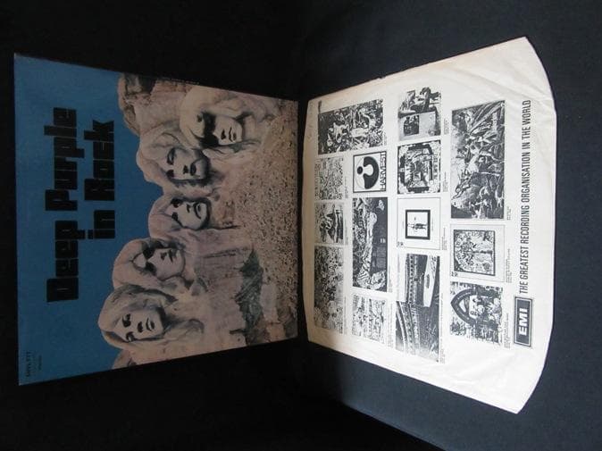 DEEP PURPLE★In Rock UK Harvest オリジナル