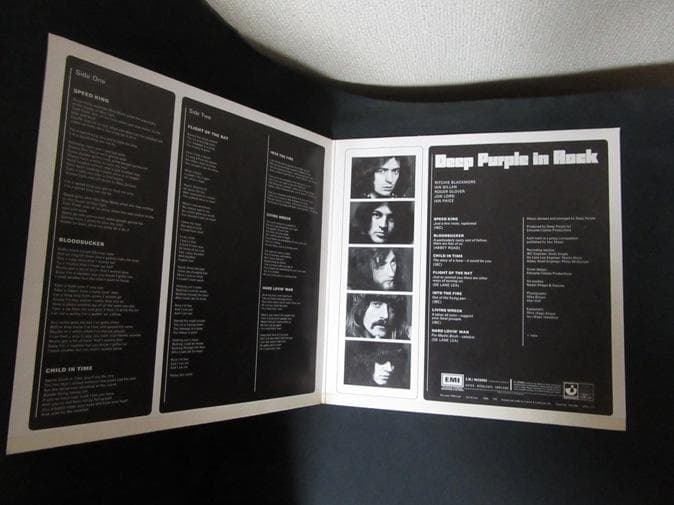 DEEP PURPLE★In Rock UK Harvest オリジナル