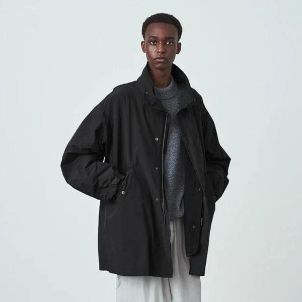 ATON AIR WEATHER SHORT MODS COAT 4 グレー
