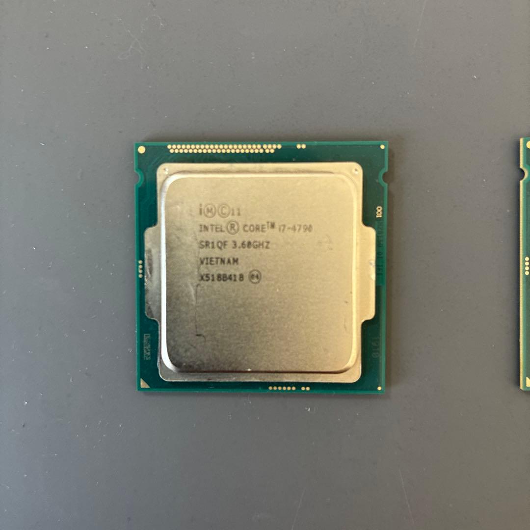 Intel Core i7-4790 / i7-4790K 2個セット