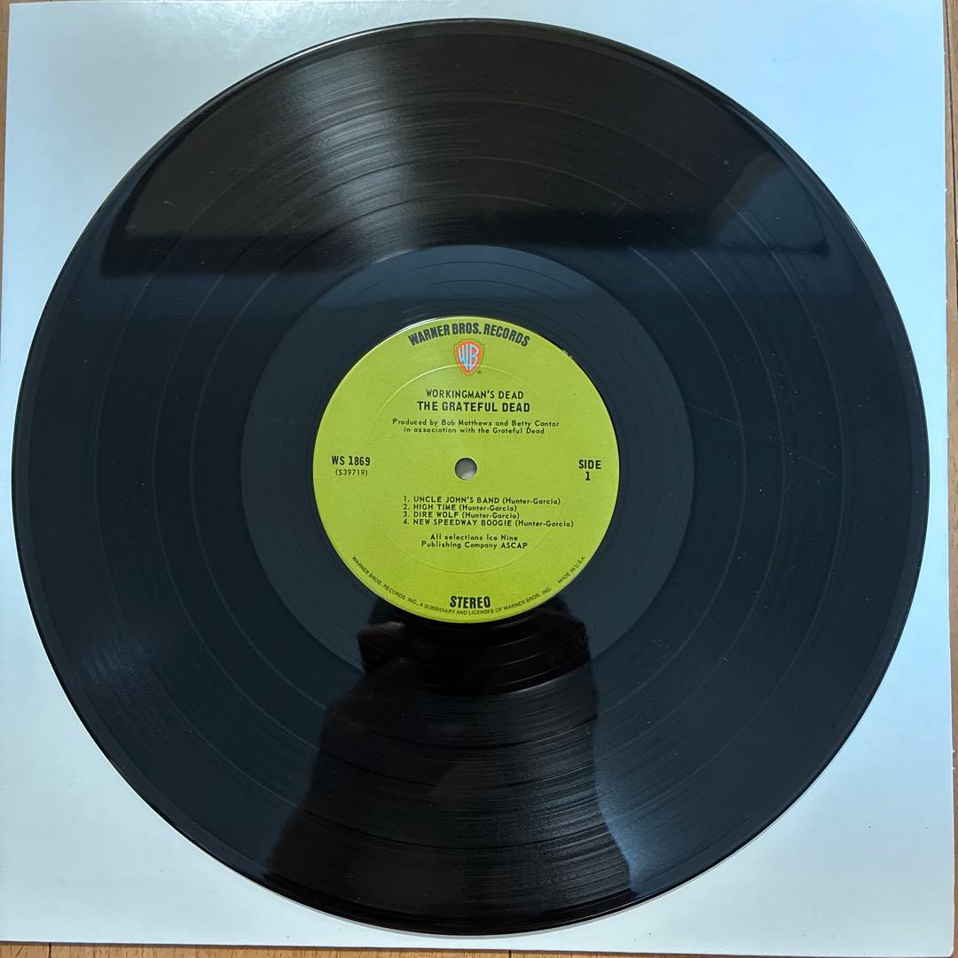 グレイトフルデッド 名盤 レコード ワーキングマンズデッド USオリジナル盤