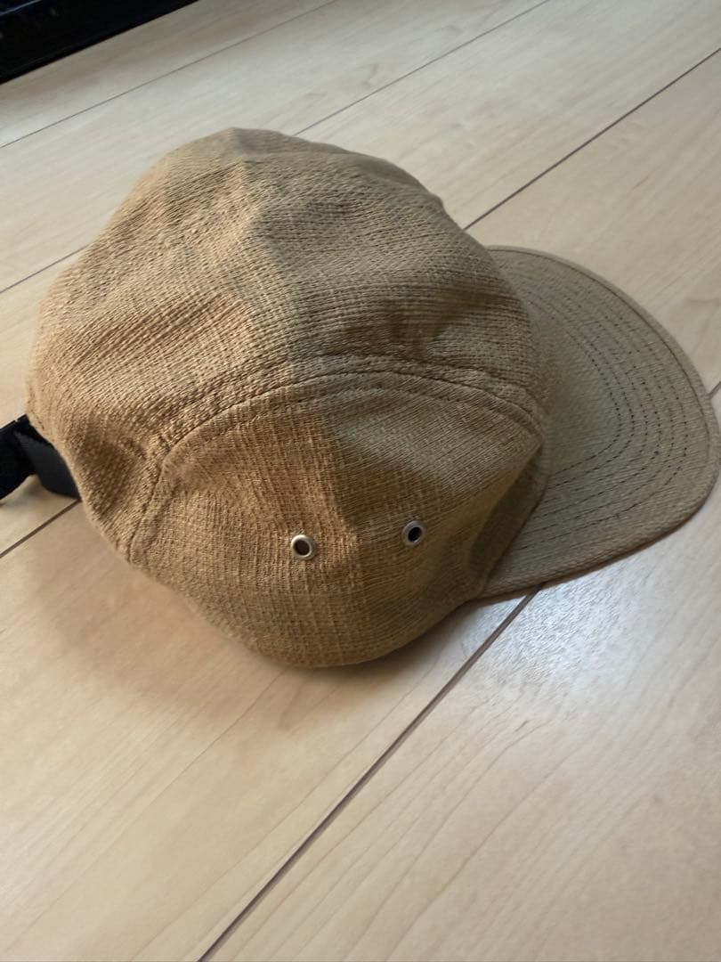 Supreme ベージュキャップ USA製