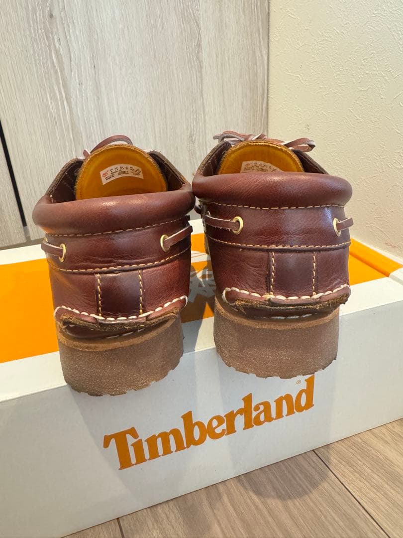 Timberland 3EYE バーガンディ デッキシューズ