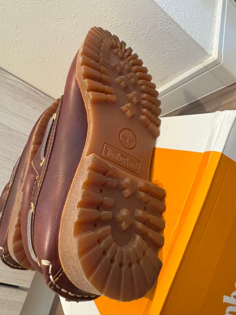 Timberland 3EYE バーガンディ デッキシューズ
