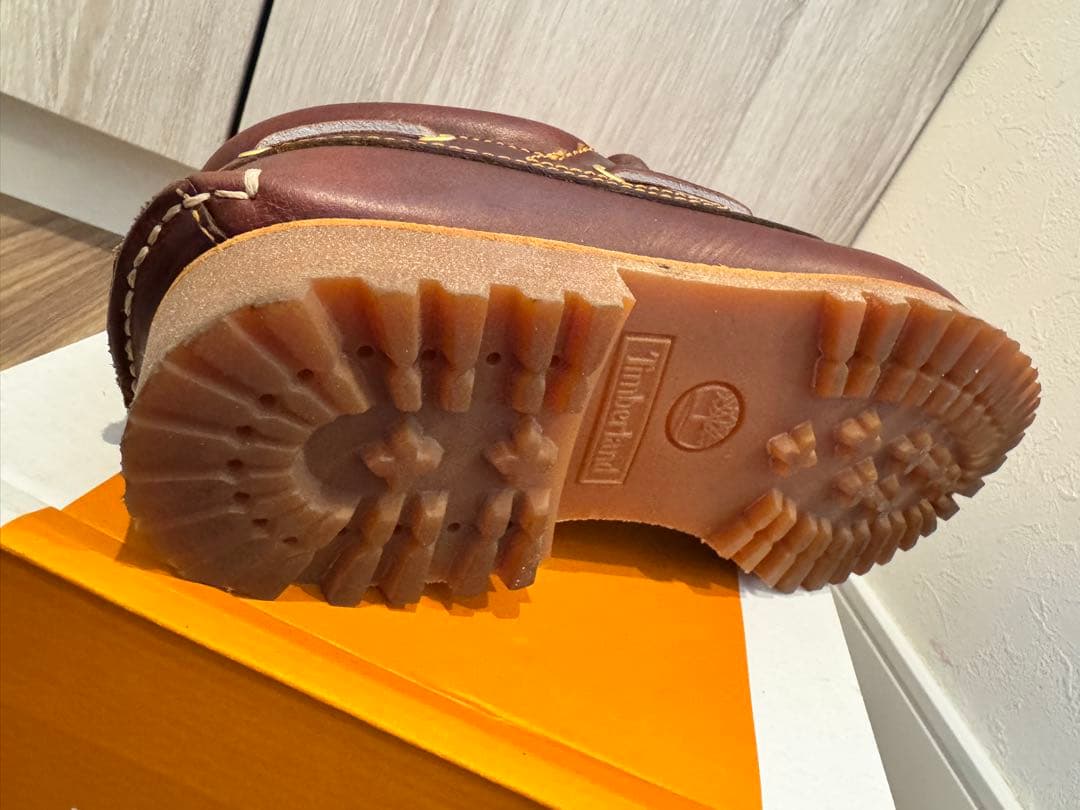 Timberland 3EYE バーガンディ デッキシューズ