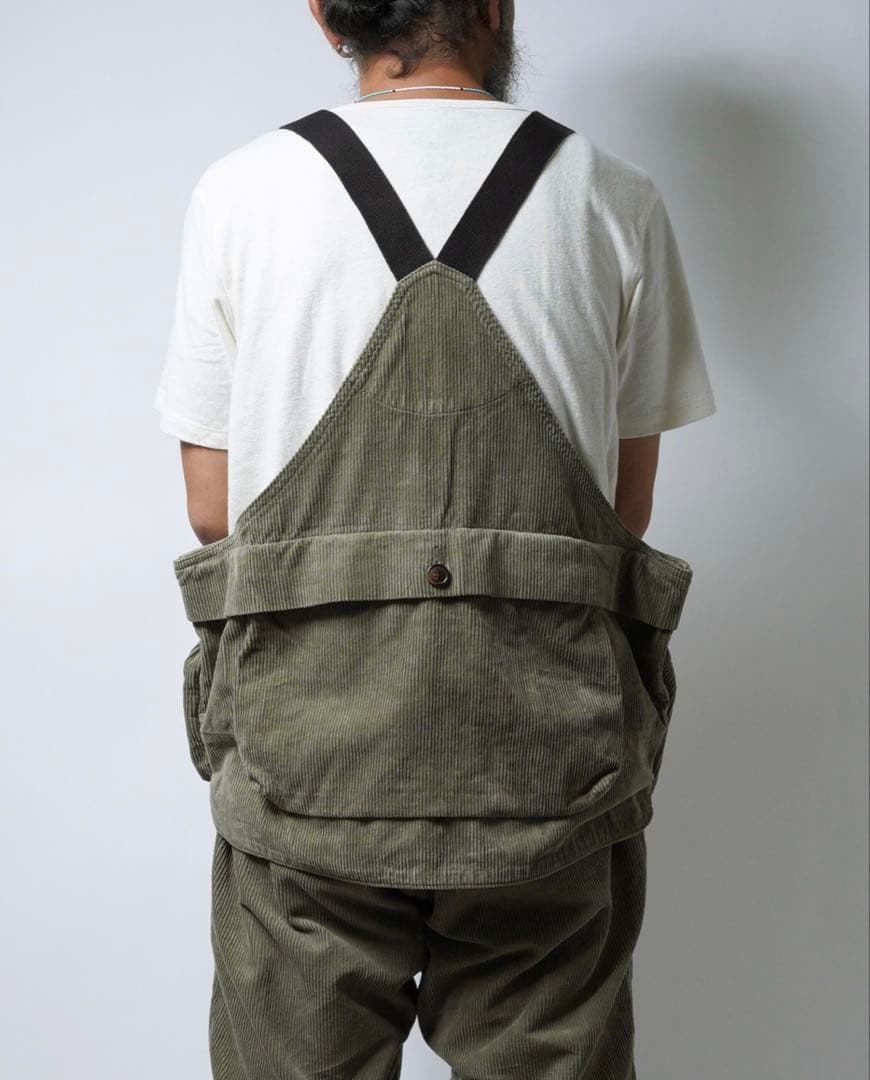 美品 ゴーヘンプ トラベルカーゴベスト Ｓサイズ シェイドグリーン 大容量