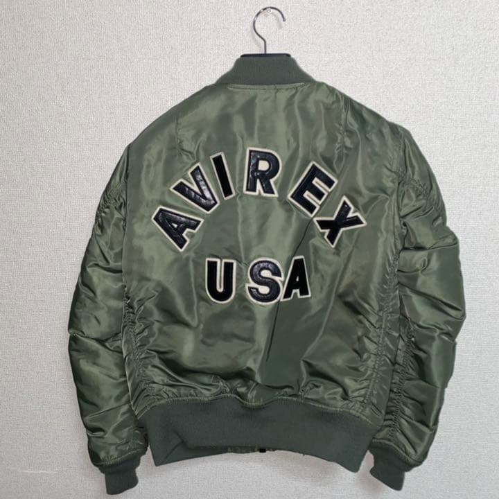AVIREX MA-1 COMMERCIAL LOGO Lサイズ