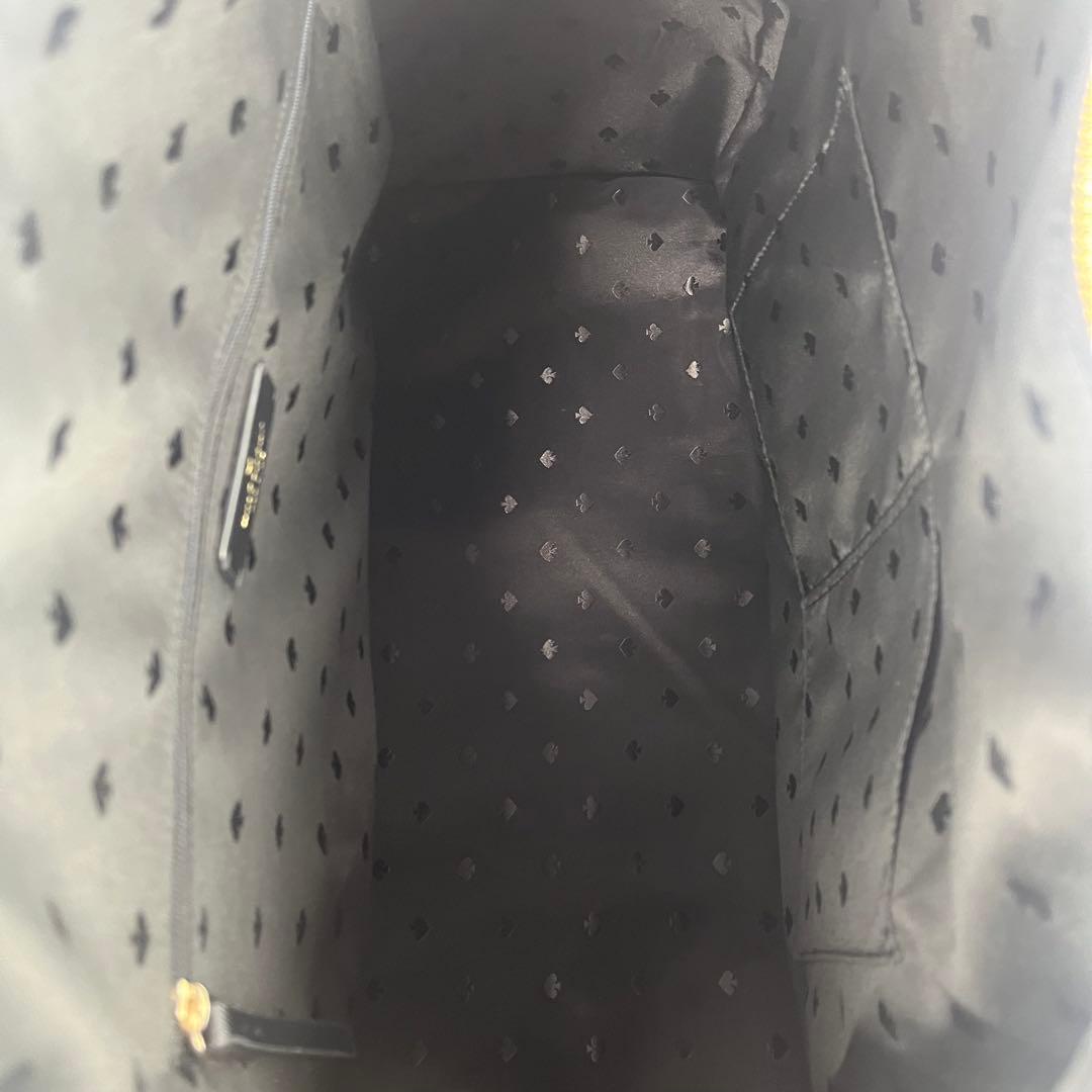 ほぼ未使用 kate spade 2way キルティング ボストンバッグ 大容量