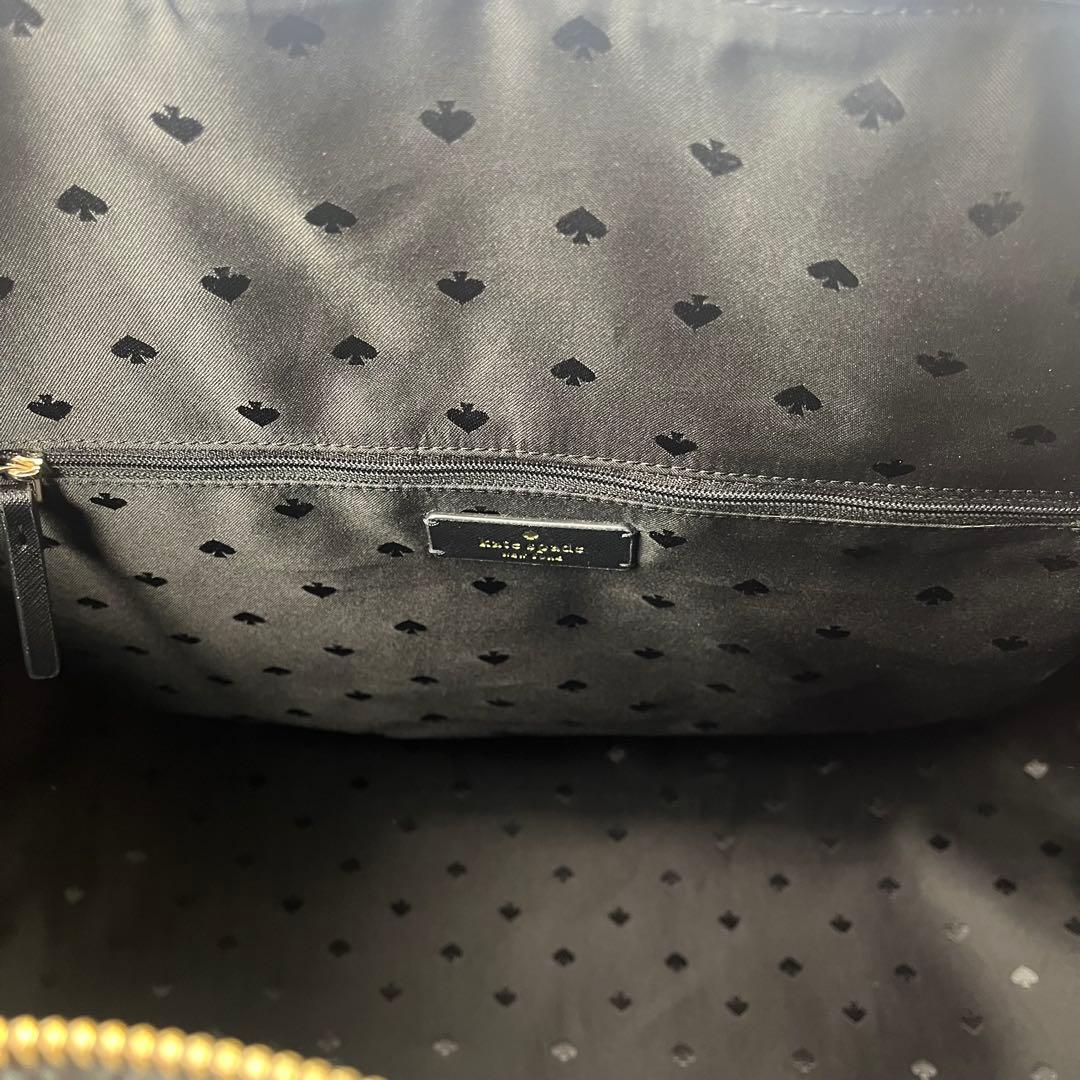 ほぼ未使用 kate spade 2way キルティング ボストンバッグ 大容量