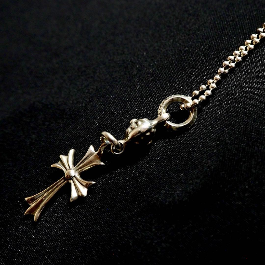 【本物】【正規品】クロムハーツ　1ボールタイニーCHクロスチャーム チェーン付き