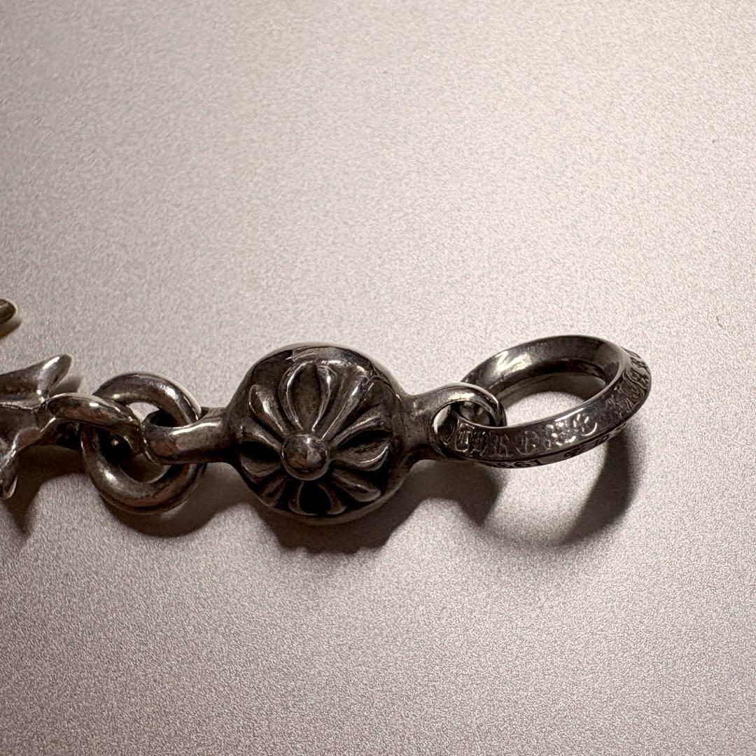 【本物】【正規品】クロムハーツ　1ボールタイニーCHクロスチャーム チェーン付き