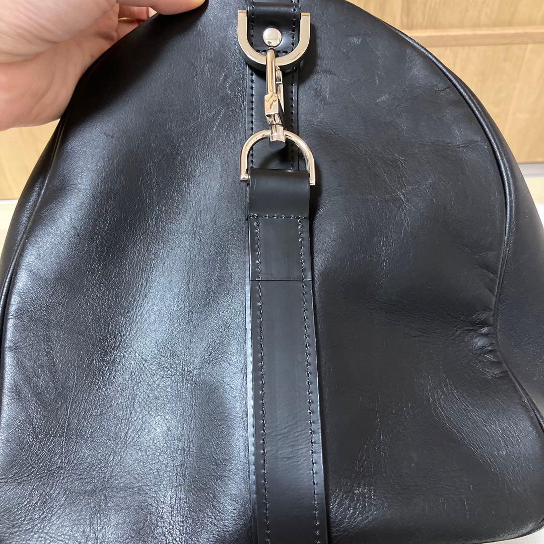 人気　完売品　MBハイエンド トラベルバッグ レザー　ブラック　黒　ショルダー