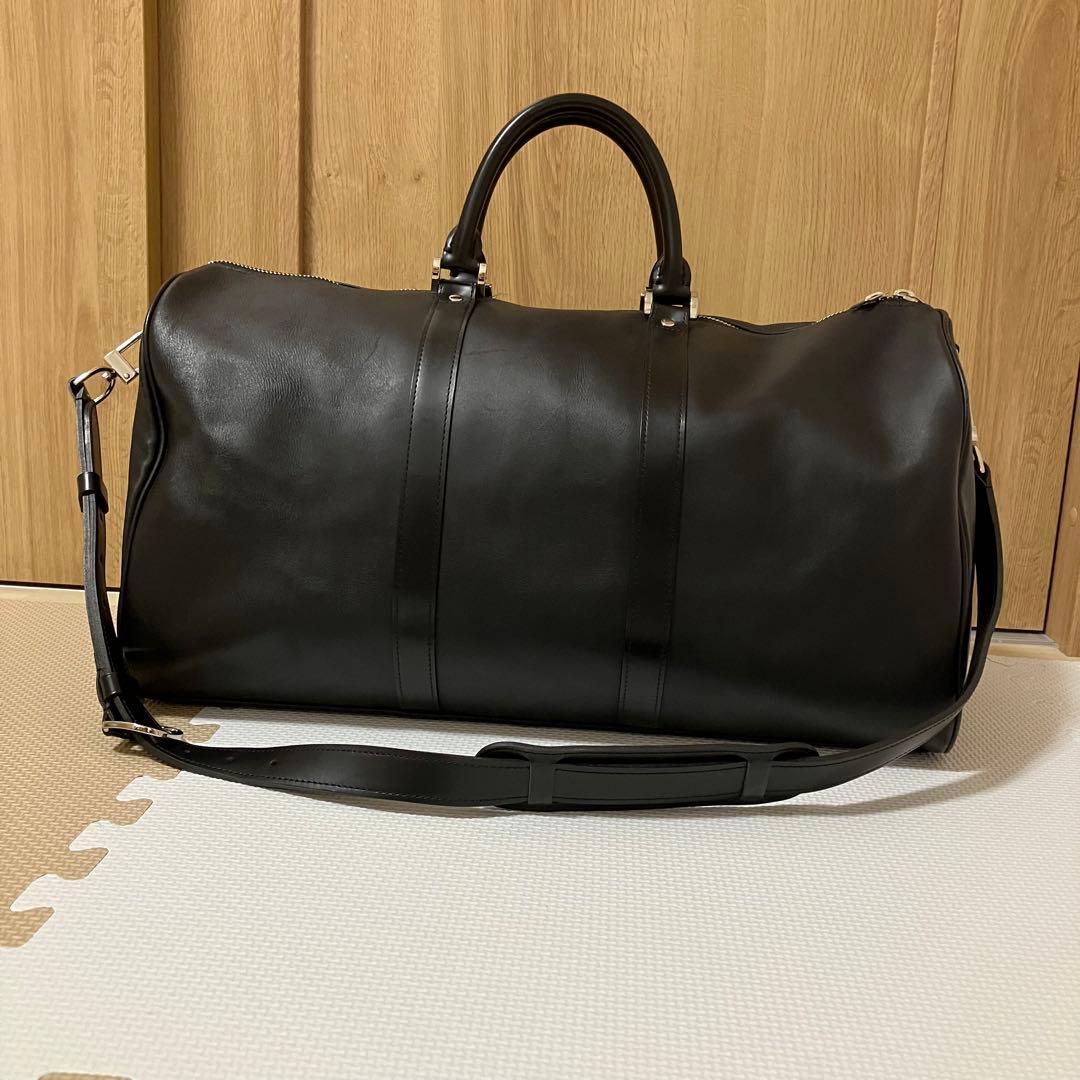 人気　完売品　MBハイエンド トラベルバッグ レザー　ブラック　黒　ショルダー