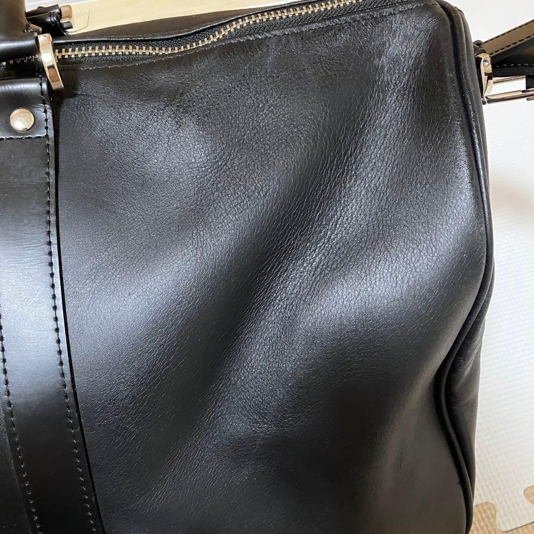 人気　完売品　MBハイエンド トラベルバッグ レザー　ブラック　黒　ショルダー
