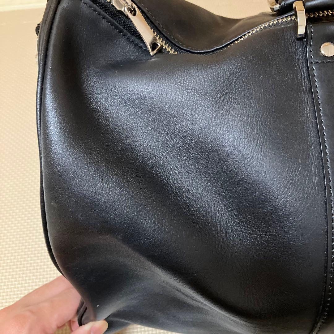人気　完売品　MBハイエンド トラベルバッグ レザー　ブラック　黒　ショルダー