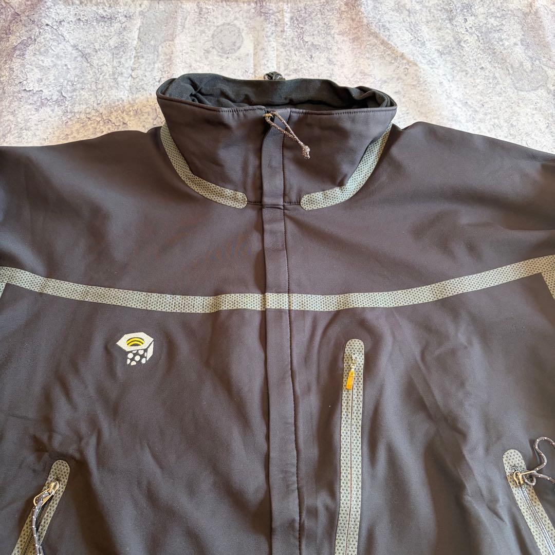 00s Mountain Hardwear ソフトシェル　ジャケット　グレー