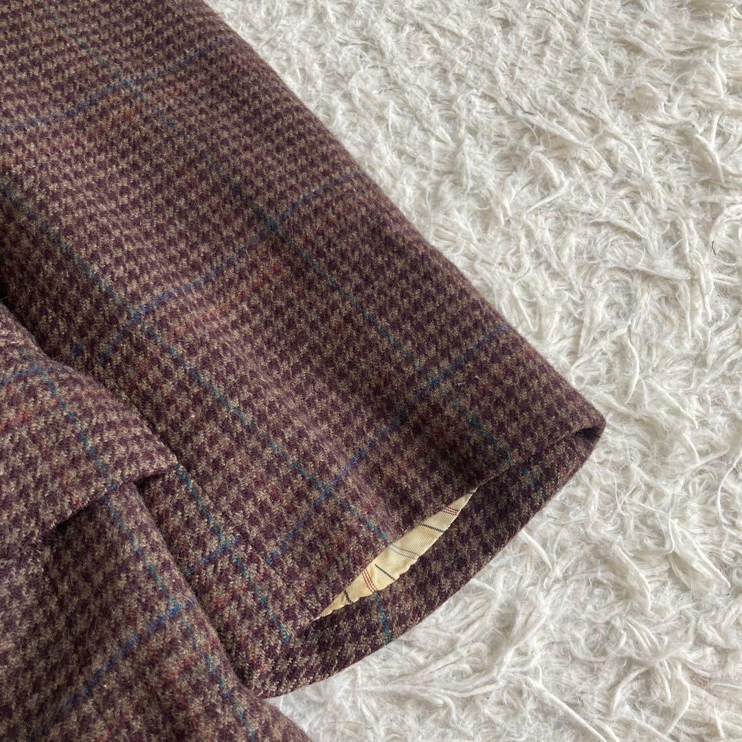 POLO byRalph Lauren チェック柄ジャケット ブラウン 上品