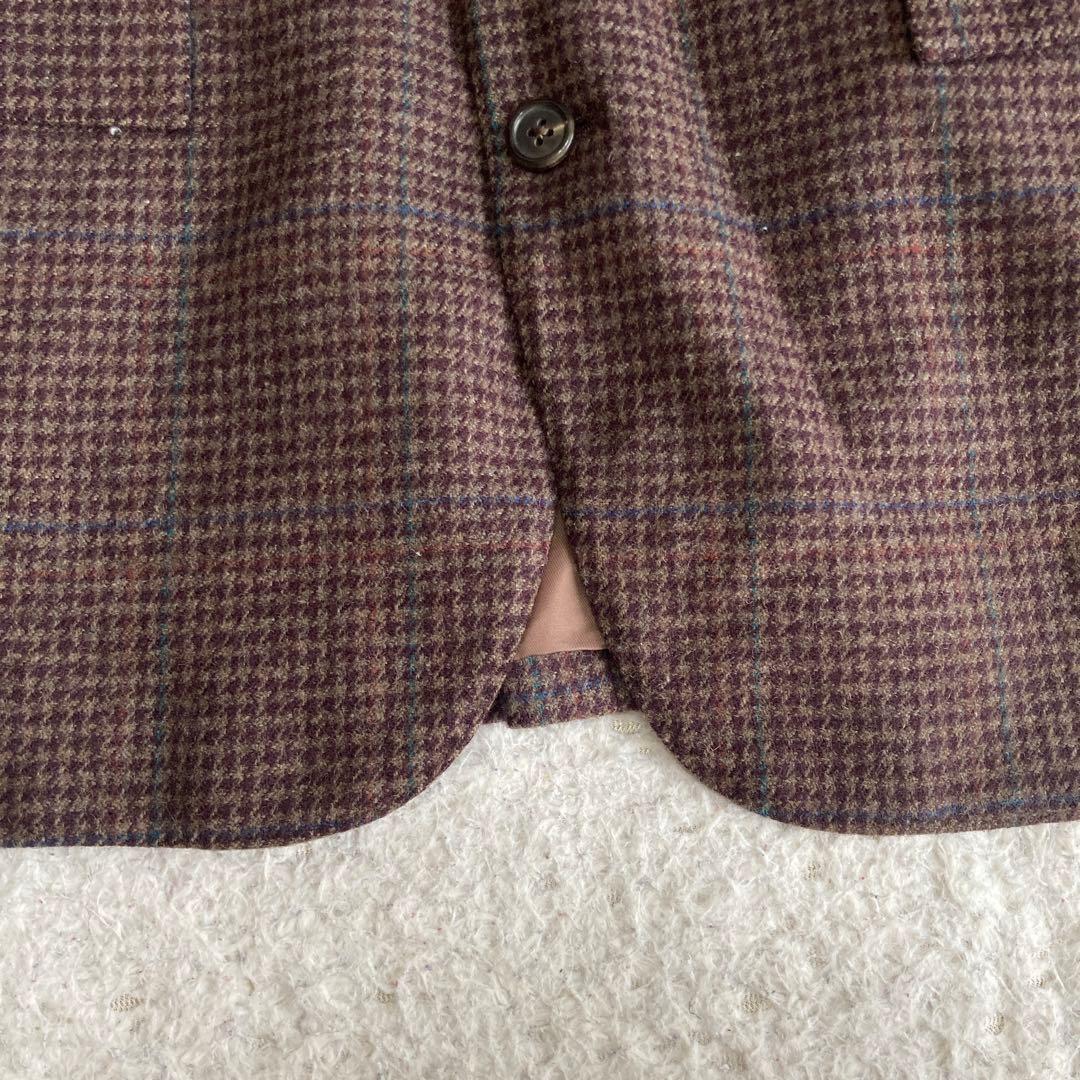 POLO byRalph Lauren チェック柄ジャケット ブラウン 上品