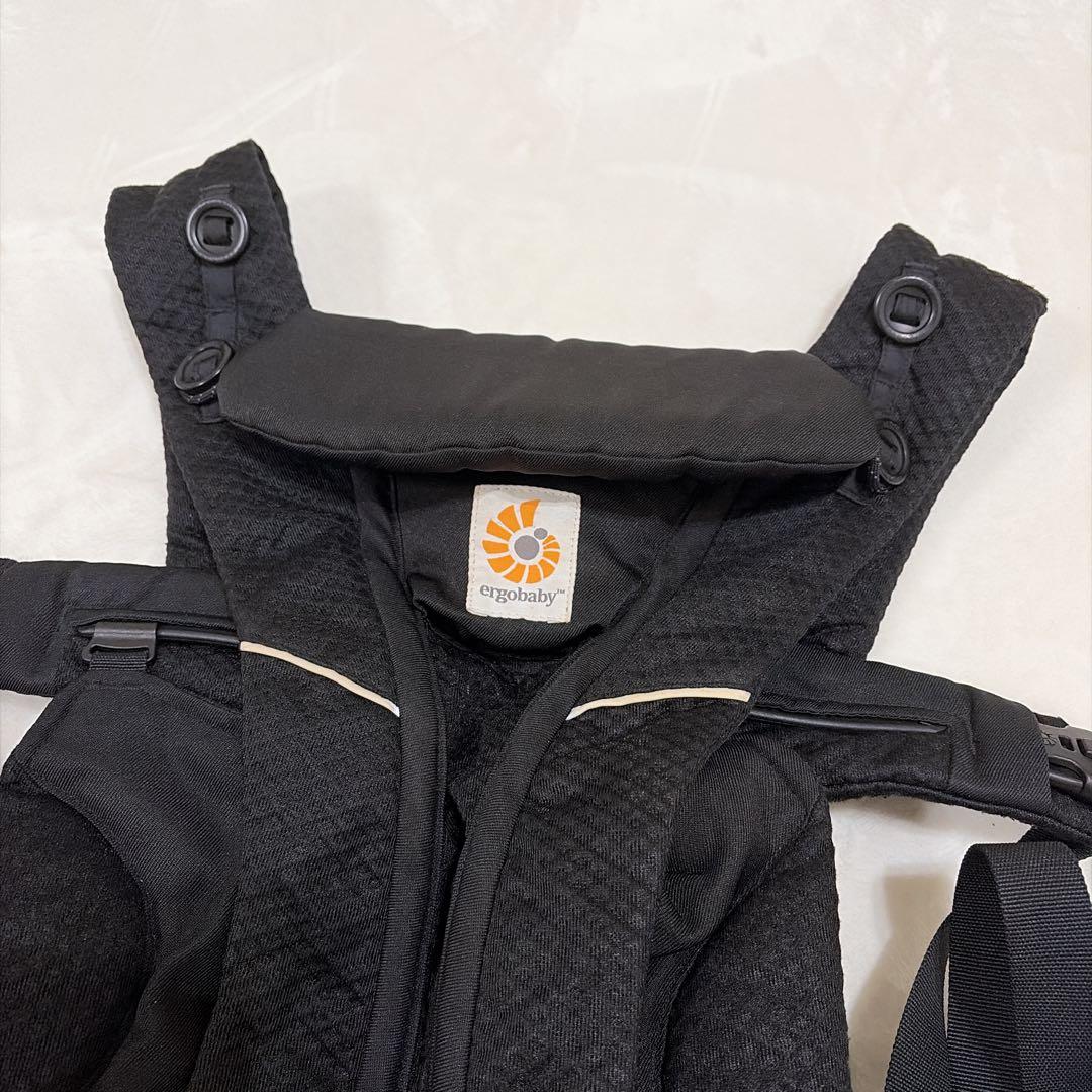 エルゴベビー OMNI Breeze 抱っこ紐 ブラックメッシュ通気性◎ポーチ付
