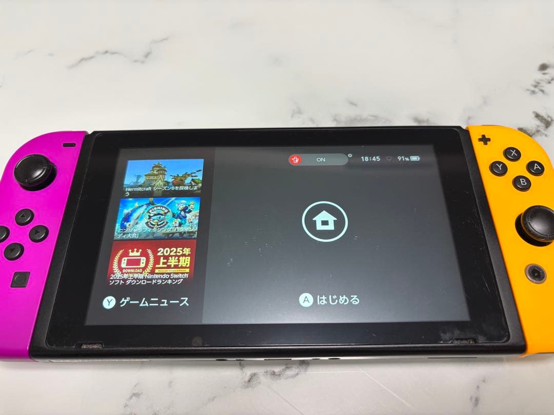 最終Switch 本体　ジョイコン　ドッグ　全てセット　ジャンク品　動作確認済