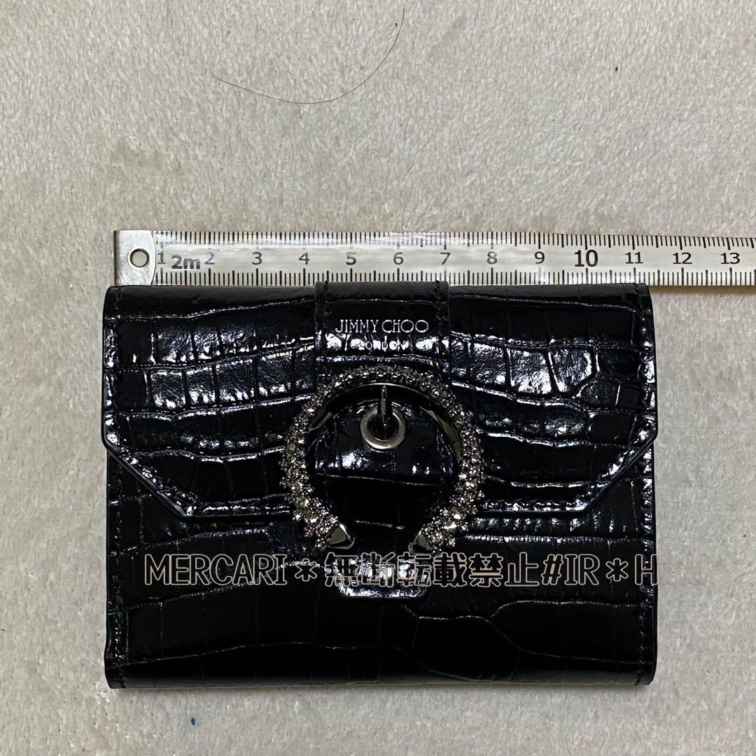 JIMMYCHOO 折財布　ジミーチュウ　ブラック