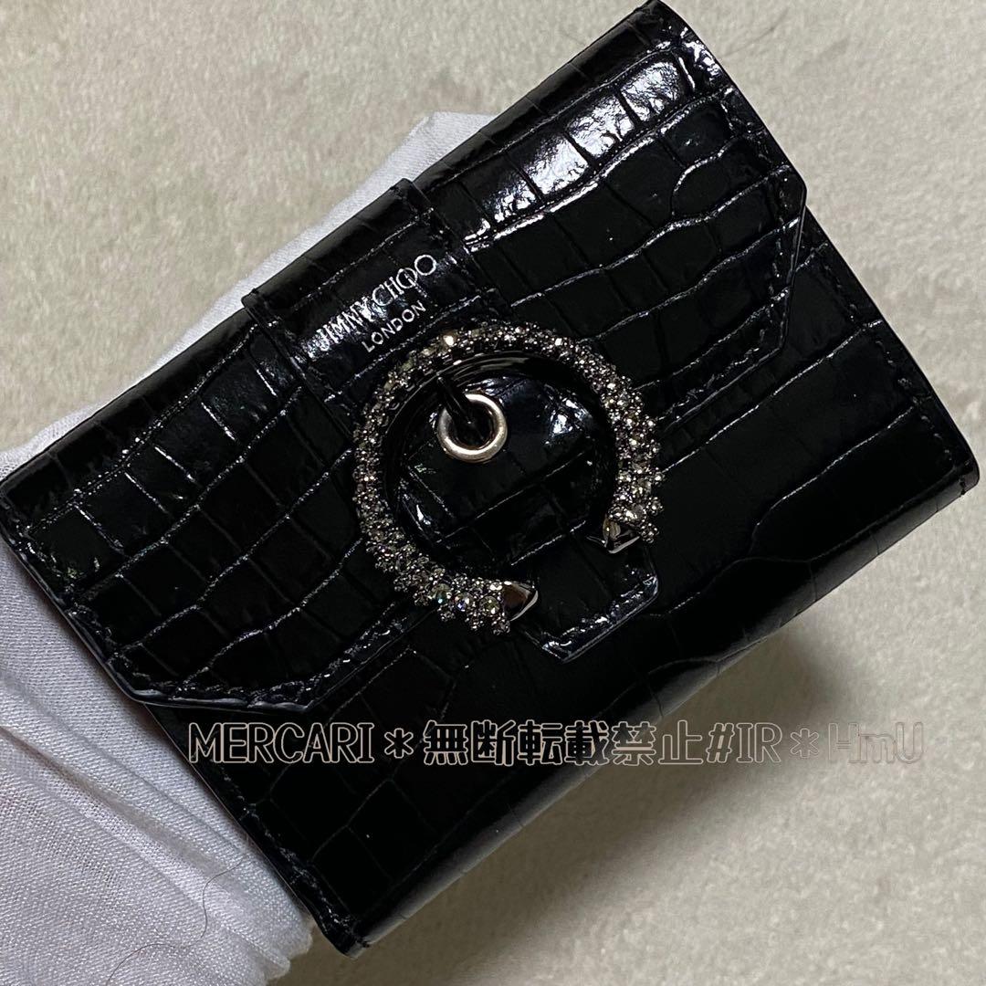 JIMMYCHOO 折財布　ジミーチュウ　ブラック