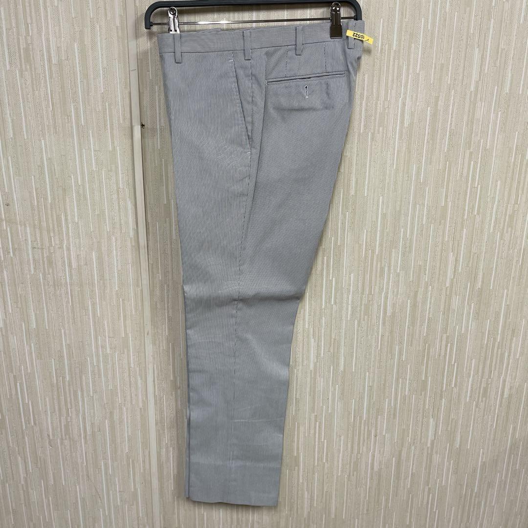 【超美品】BurberryBlackLabelグレー ストライプ柄 セットアップ