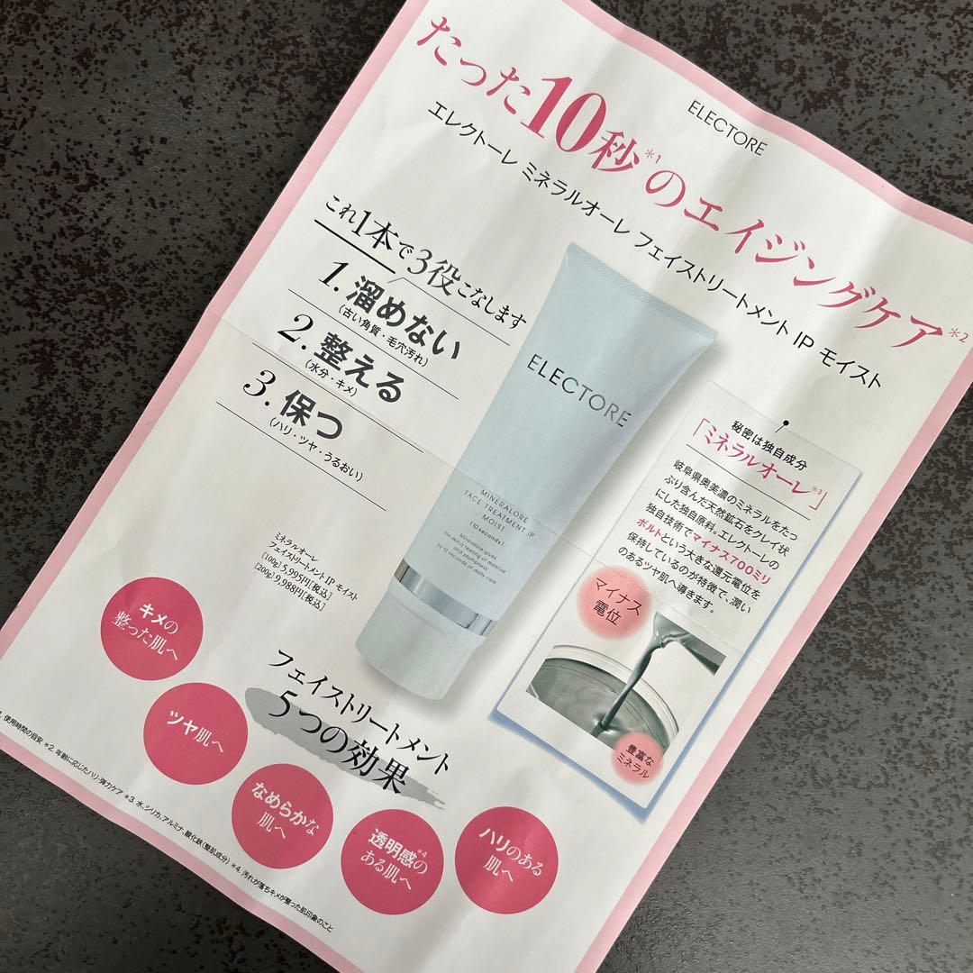 ELECTORE エレクトーレ　ミネラルオーレフェイストリートメント　200g
