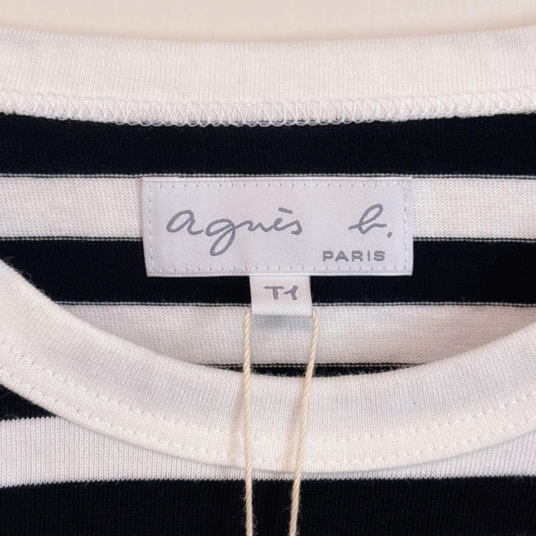 新品未使用品✨ agnes b.アニエスベー 半袖　ボーダーカットソー　サイズS
