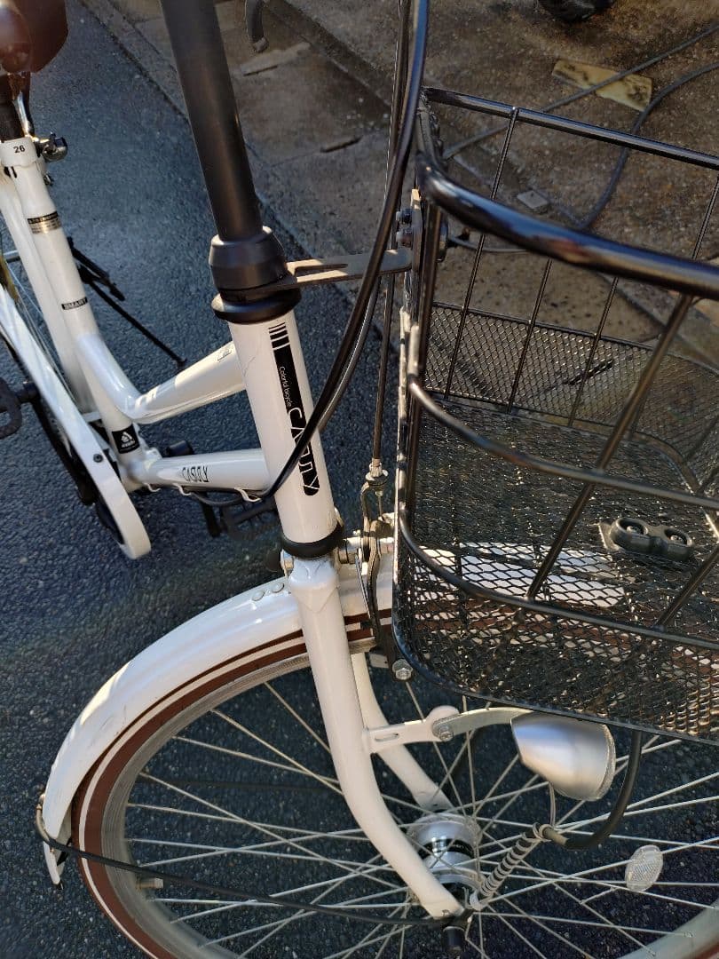 シティサイクル ホワイト 　引取限定　京都