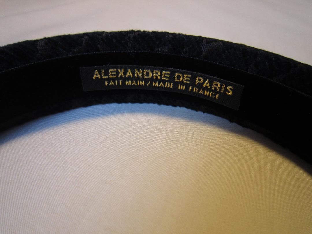 新品☆ALEXANDREアレクサンドルドゥパリ カチューシャ☆コラボ希少
