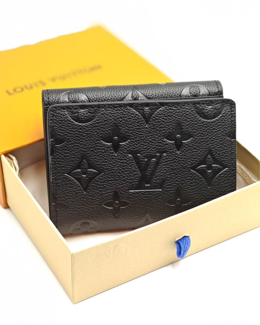 【美品・箱付き】LOUIS VUITTON 三つ折り財布 モノグラム 中古