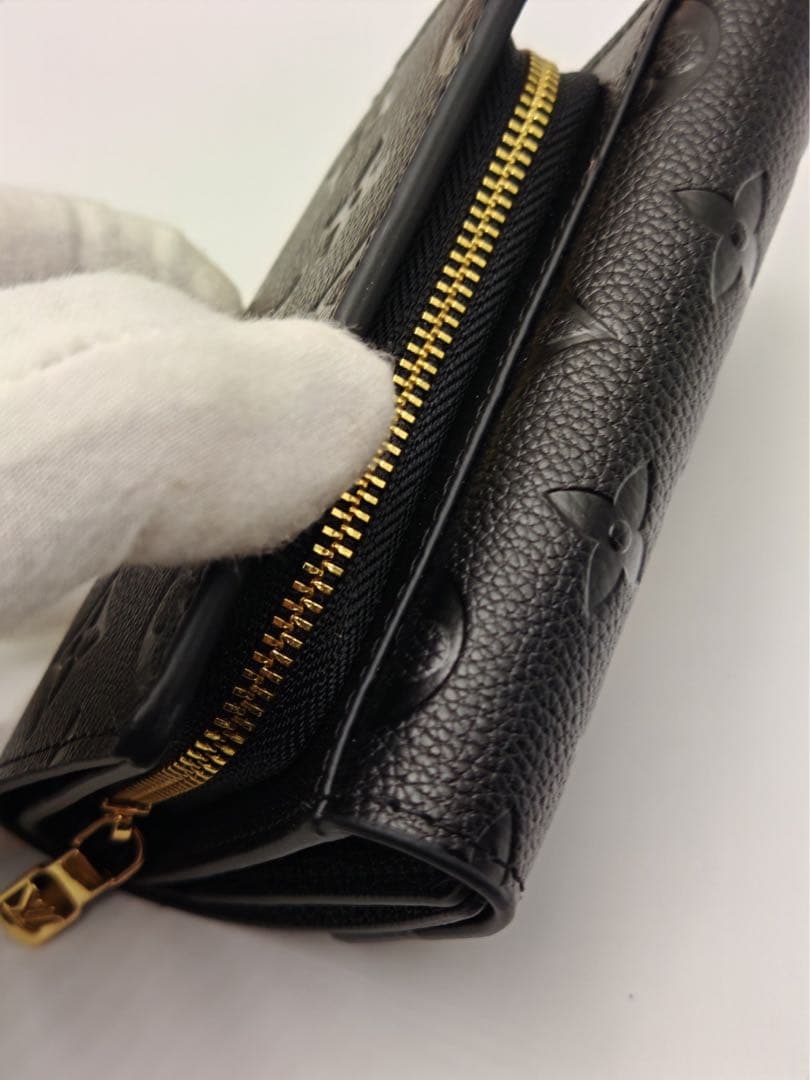 【美品・箱付き】LOUIS VUITTON 三つ折り財布 モノグラム 中古