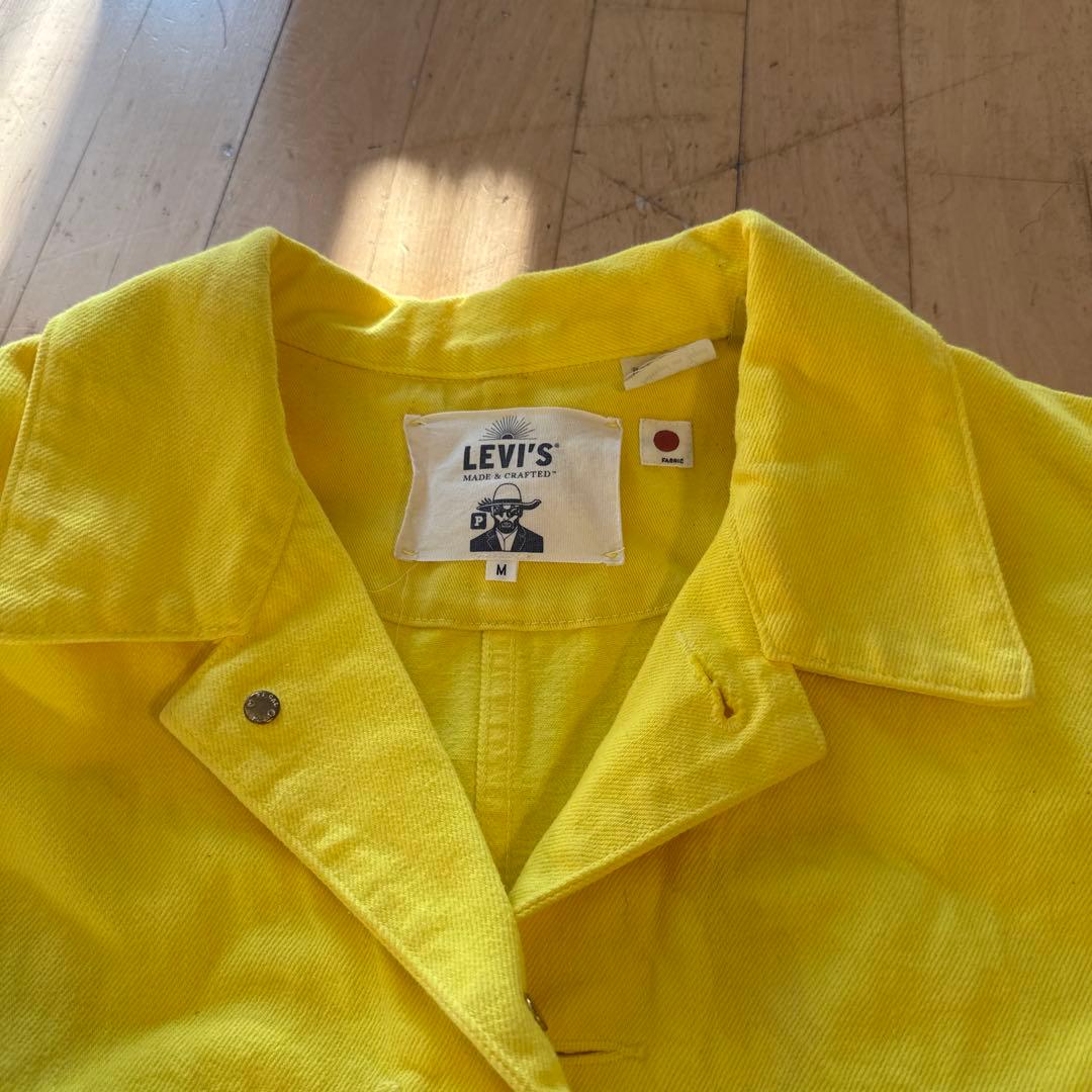 LEVI'S イエロー カバーオール Mサイズ