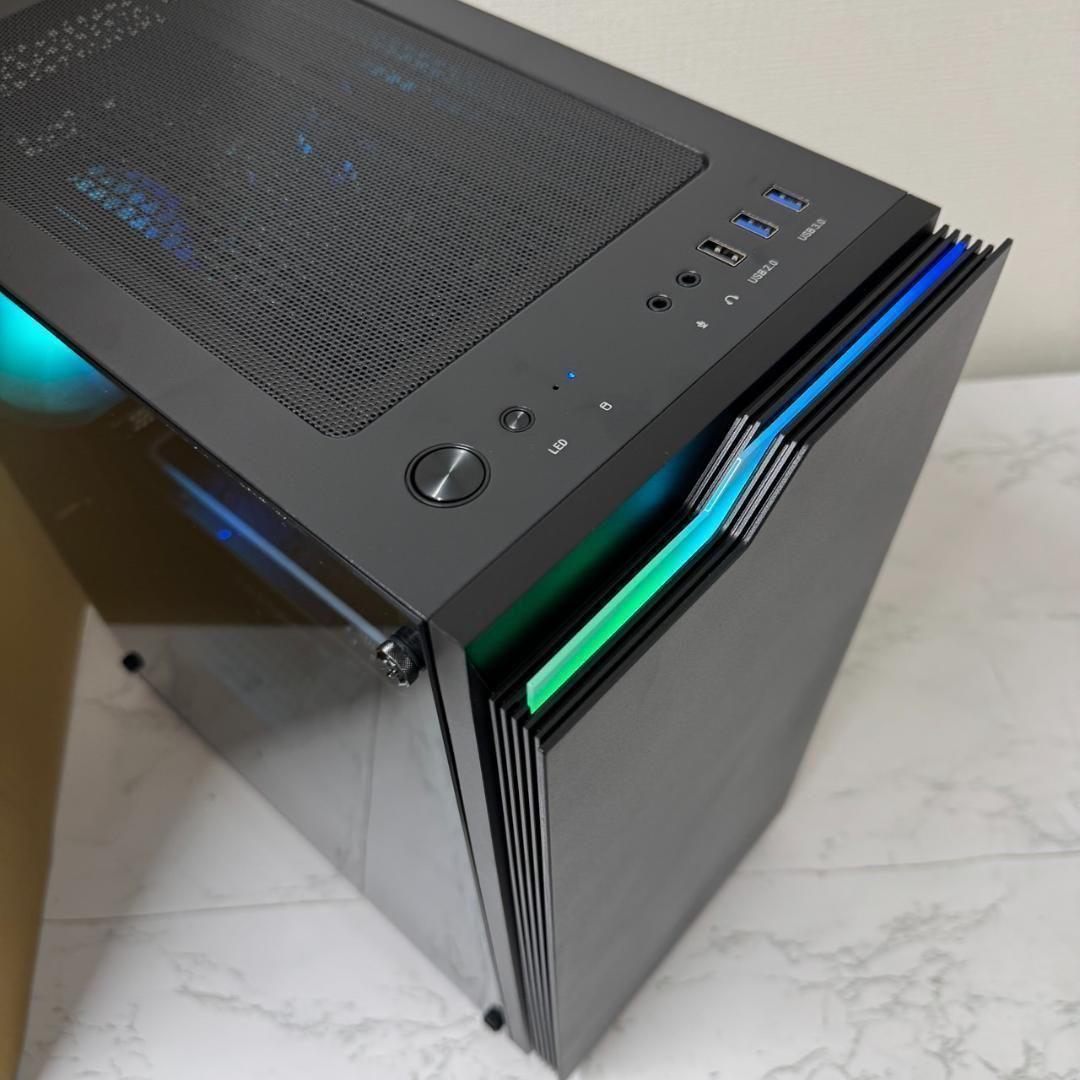【即納激安ブラックモデル】RTX5060搭載ゲーミングPCフルセット✨R7新品②