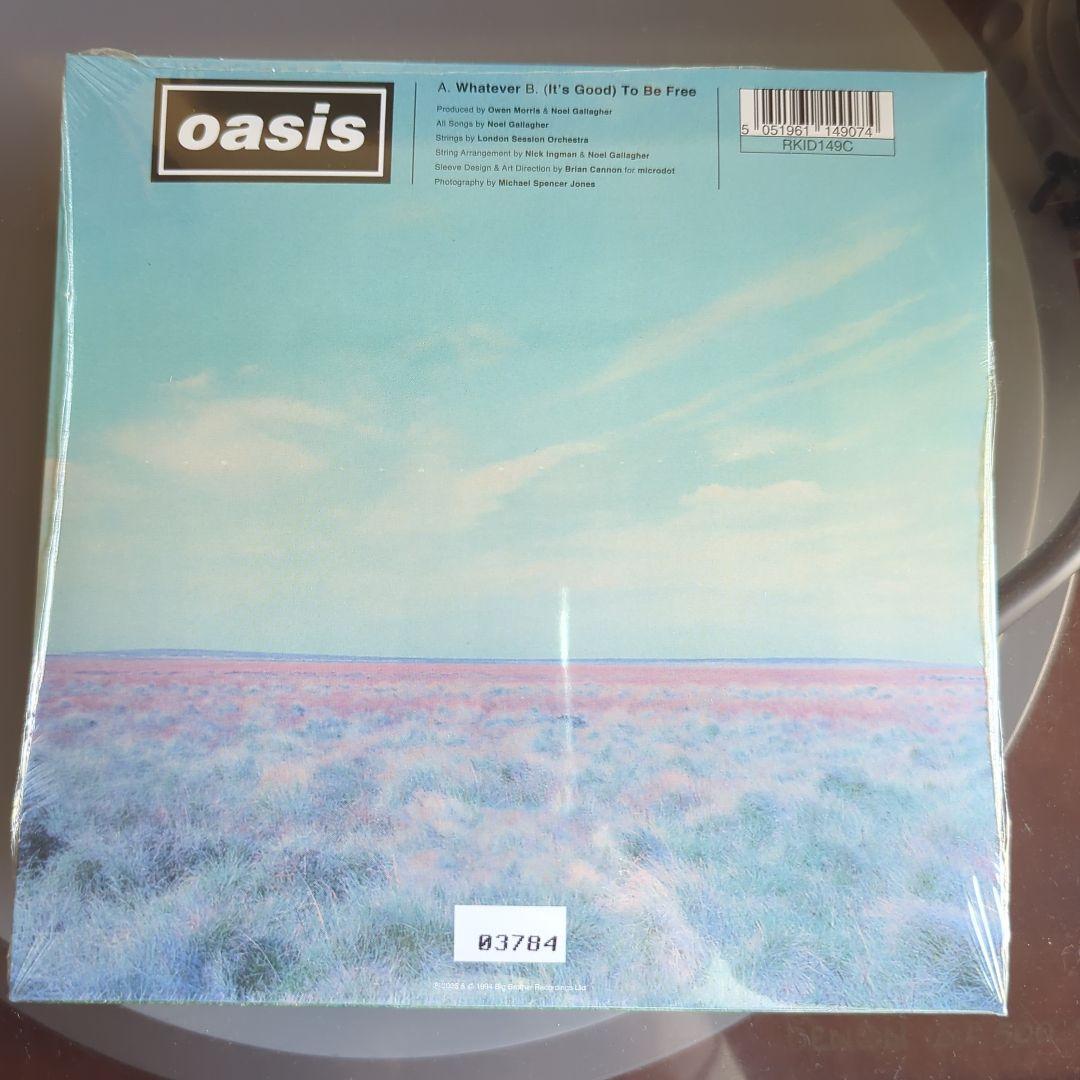 OASIS オアシス Whatever 30周年記念 7インチシングル 未開封